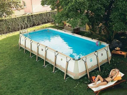 Rectangle Pool Service in Mizhar 0507832292